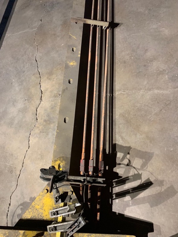 lot 6 image: Louden Supertrack 208 Bridge Crane, 12 Thick Steel, 2,000 lb. Capacity