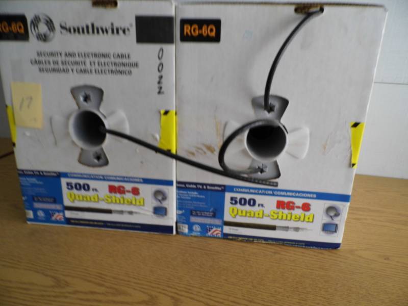 lot 10 image: 2 Partial Boxes of RG6 Cable