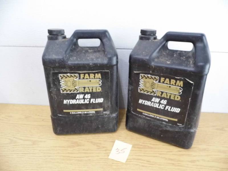 lot 35 image: Lot of 2 Jugs AW 46 Hydraulic Fluid