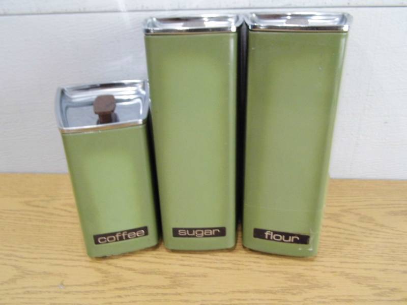 lot 72 image: Vintage Canisters