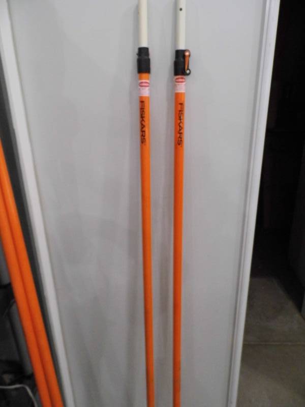 lot 81 image: Lot of 2 Fiskars Extension Poles