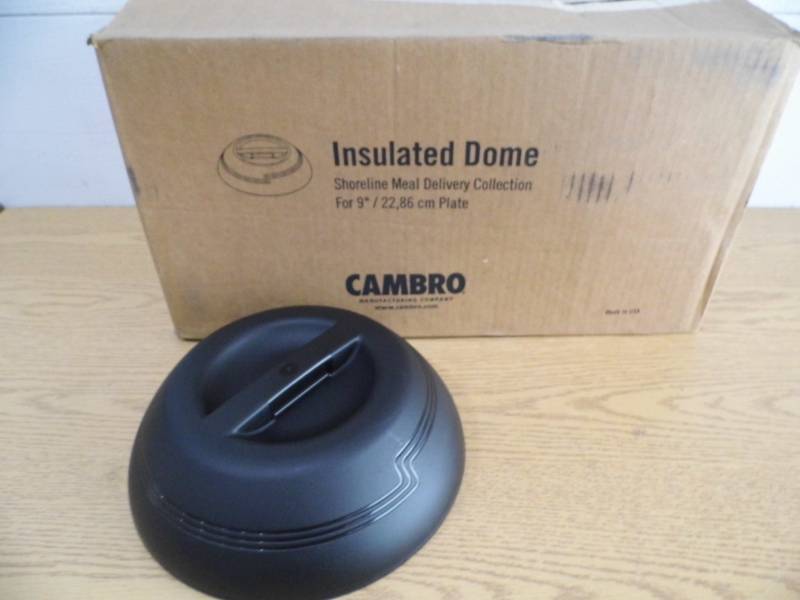 lot 112 image: Case of 12 Cambro Insulated Dome Covers