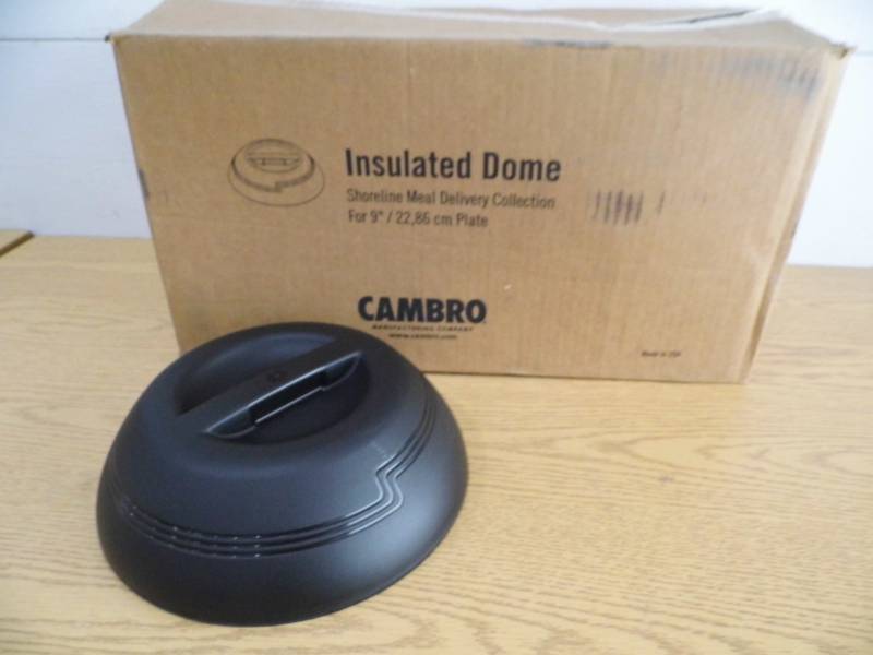 lot 113 image: Case of 12 Cambro Insulated Dome Covers