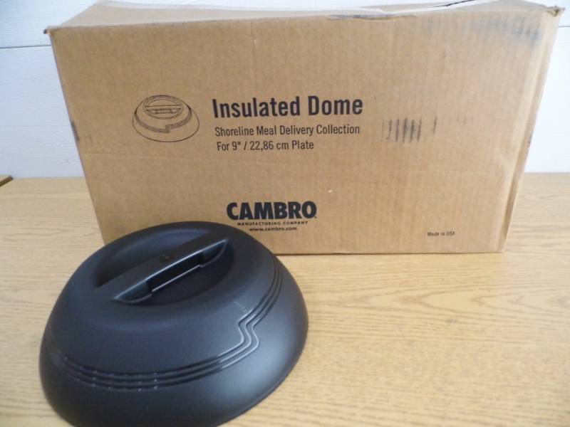 lot 114 image: Case of 12 Cambro Insulated Dome Covers