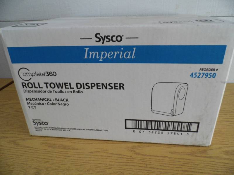 lot 121 image: Sysco Roll Towel Dispenser