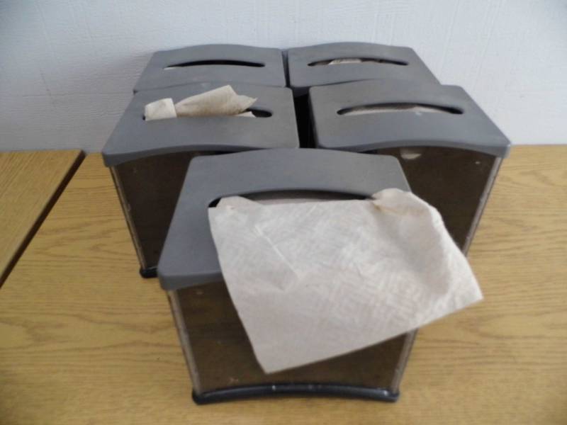 lot 128 image: Lot of 5 Napkin Dispensers