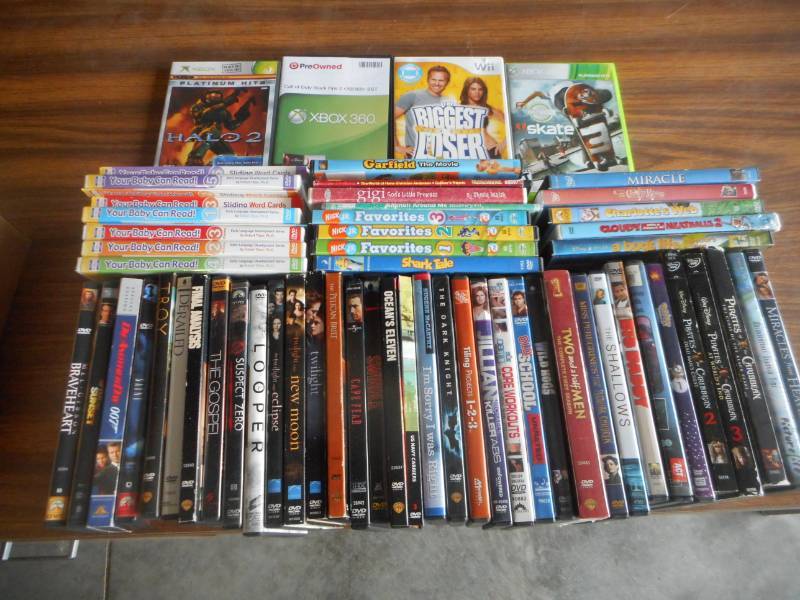 lot 8 image: DVD and Game Lot