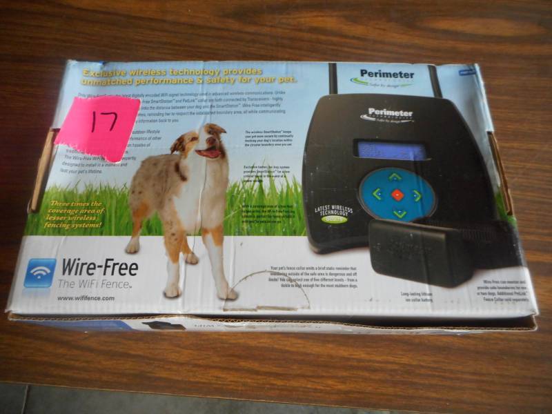 lot 17 image: Wireless Dog Fencing