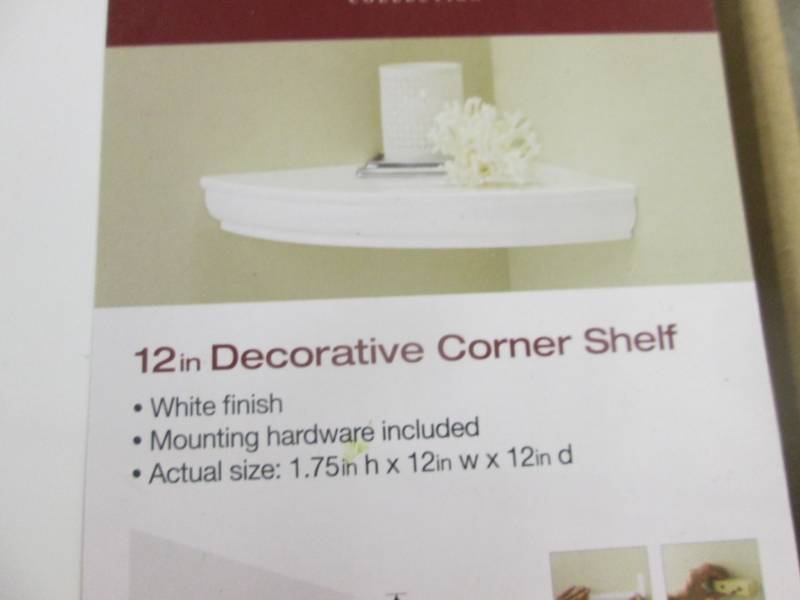 lot 190 image: 4 Corner Shelves...
