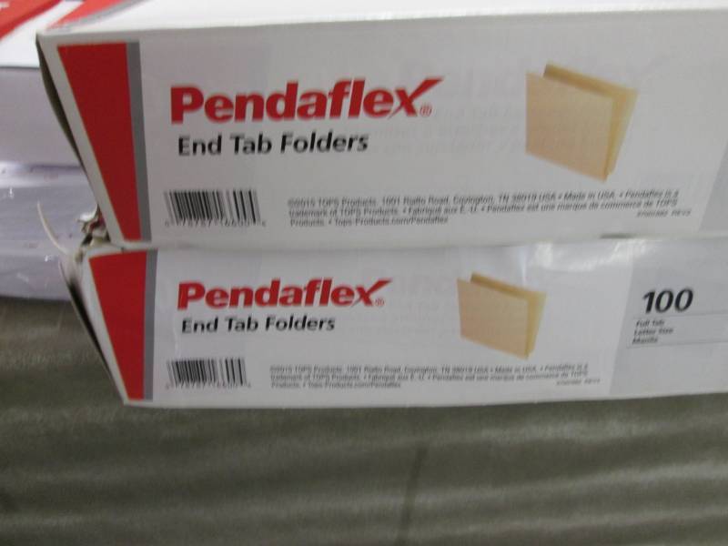 lot 230 image: 2 Boxes Pendaflex End Tab Folders, ...