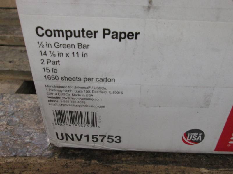 lot 178 image: Case of Universal Green Bar Compute...