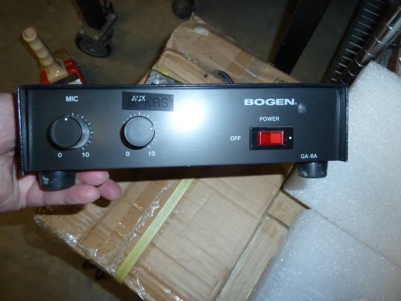 lot 94 image: Bogen Amplifier GA-6A working, remo...