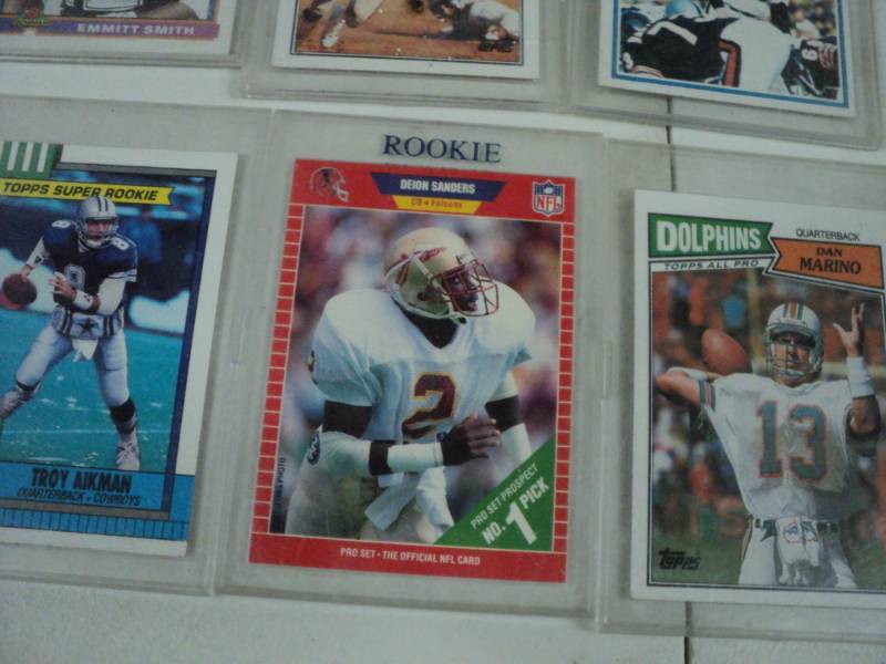lot 242 image: 6 Football Cards...