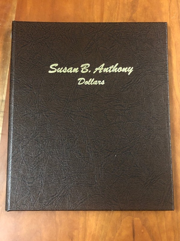 lot 8 image: Susan B. Anthony Dollars Coin Book....