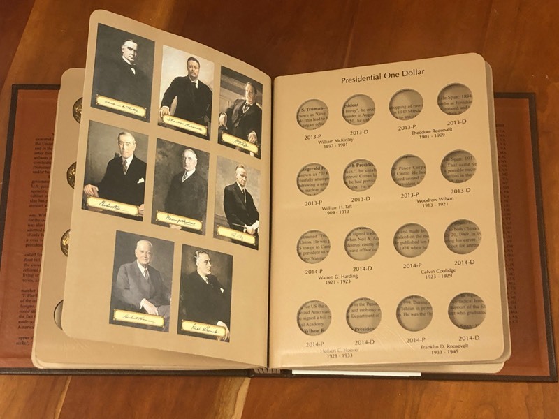 lot 1 image: U.S. Presidential One-Dollar Coin B...