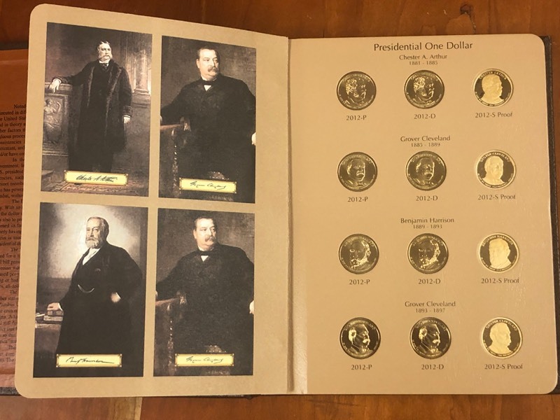 lot 3 image: U.S. Presidential One-Dollar Coin B...