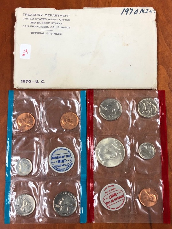 lot 36 image: 1970 U.S. Uncirculated P & D Mint S...