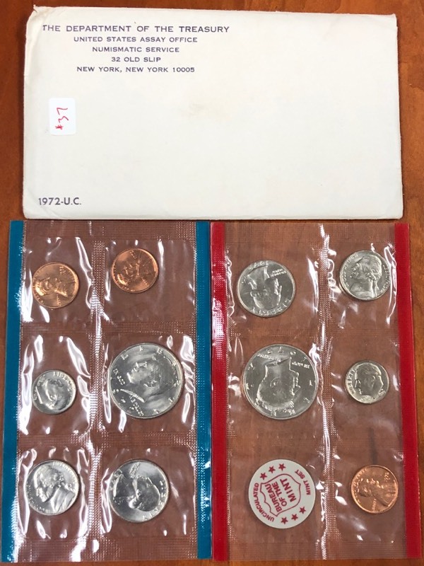 lot 37 image: 1972 U.S. Uncirculated P & D Mint S...