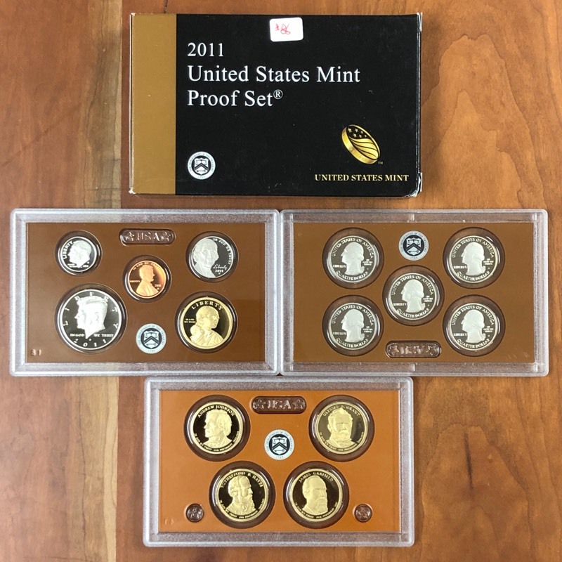 lot 86 image: 2011 U.S. Mint Proof Set 5-Coin Se...