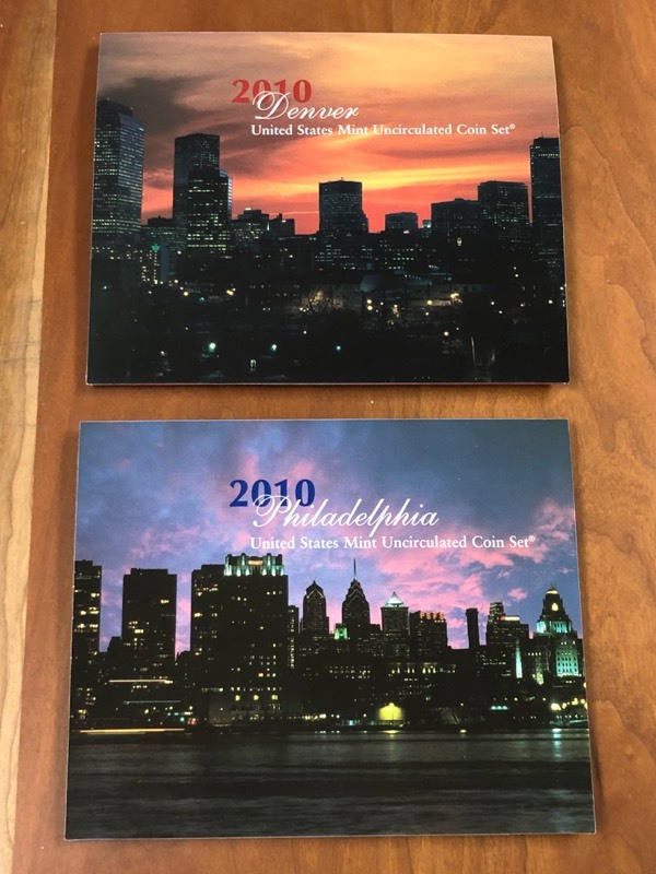 lot 102 image: 2010 U.S. Mint Uncirculated P & D M...