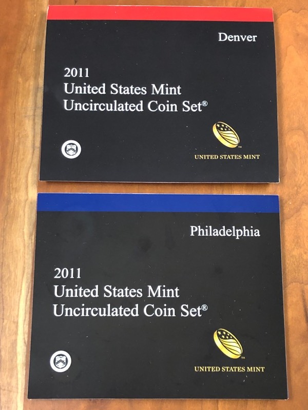 lot 103 image: 2011 U.S. Mint Uncirculated P & D M...