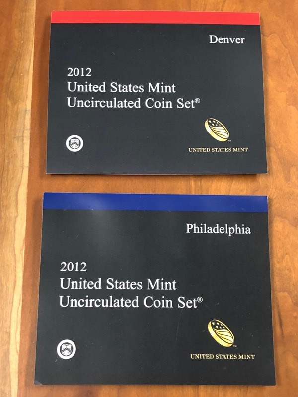 lot 105 image: 2012 U.S. Mint Uncirculated P & D M...