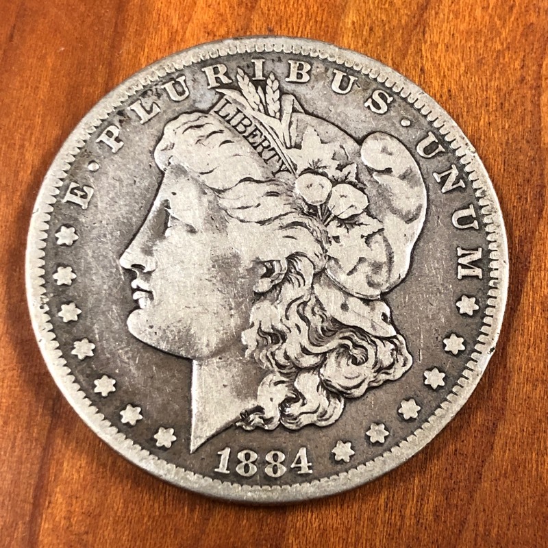 lot 110 image: 1884-S Morgan Silver Dollar ...