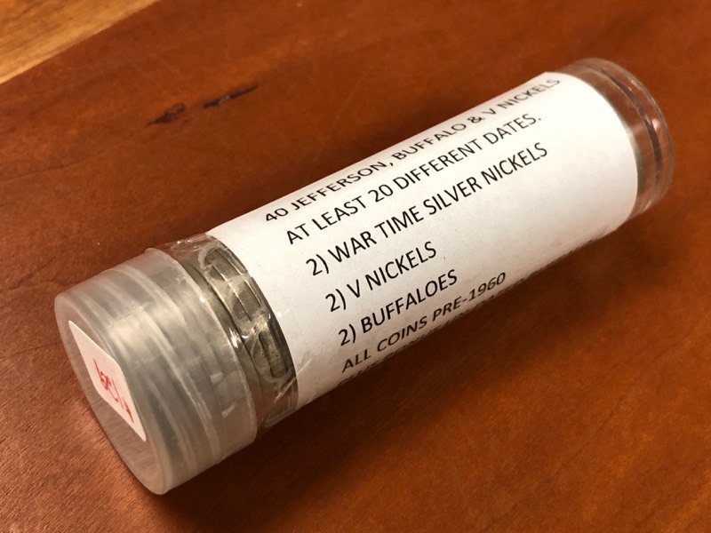 lot 129 image: (1) Roll Of Jefferson, Buffalo & V-...