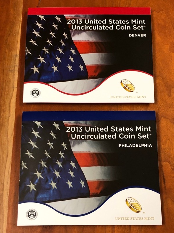 lot 107 image: 2013 U.S. Mint Uncirculated P & D M...