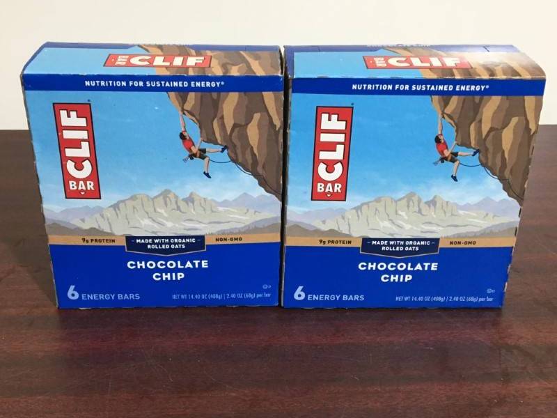 lot 32 image: Chocolate Chip Clif Bars