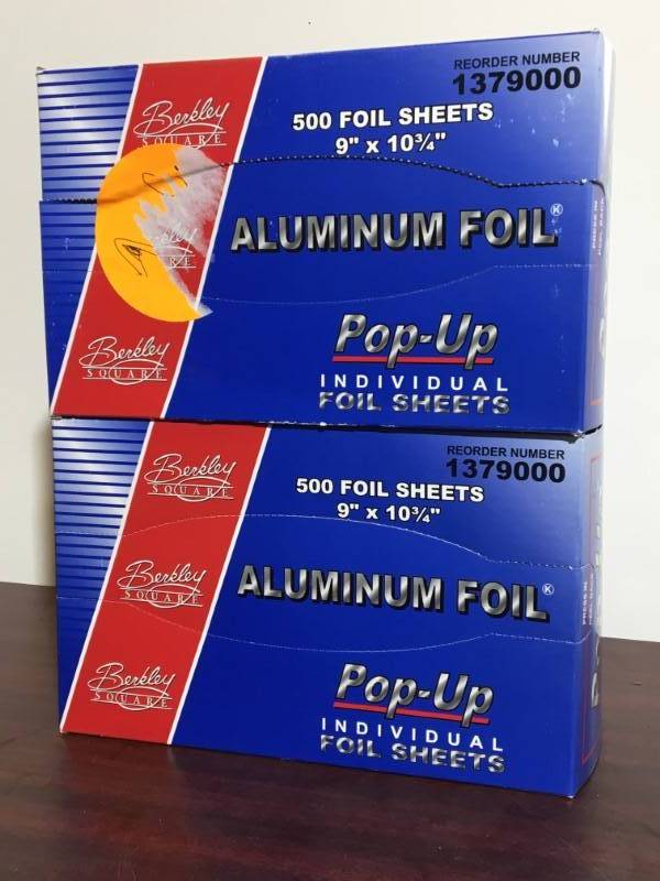 lot 36 image: Aluminum Foil Sheets