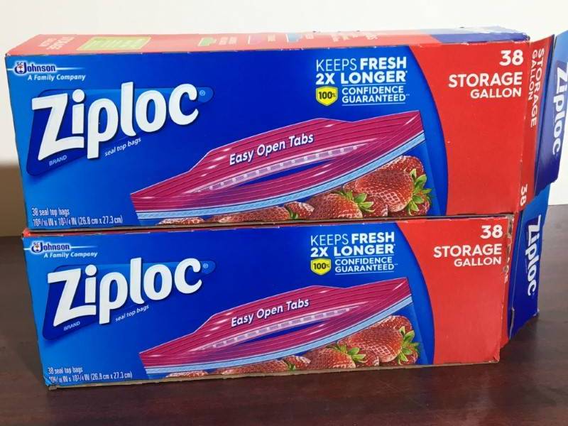 lot 40 image: Ziploc Gallon Bags