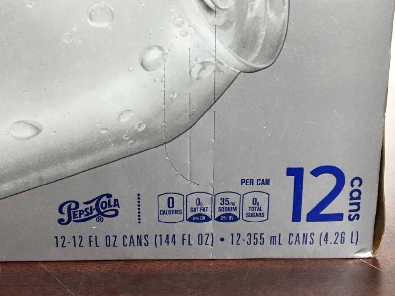 lot 143 image: Diet Pepsi
