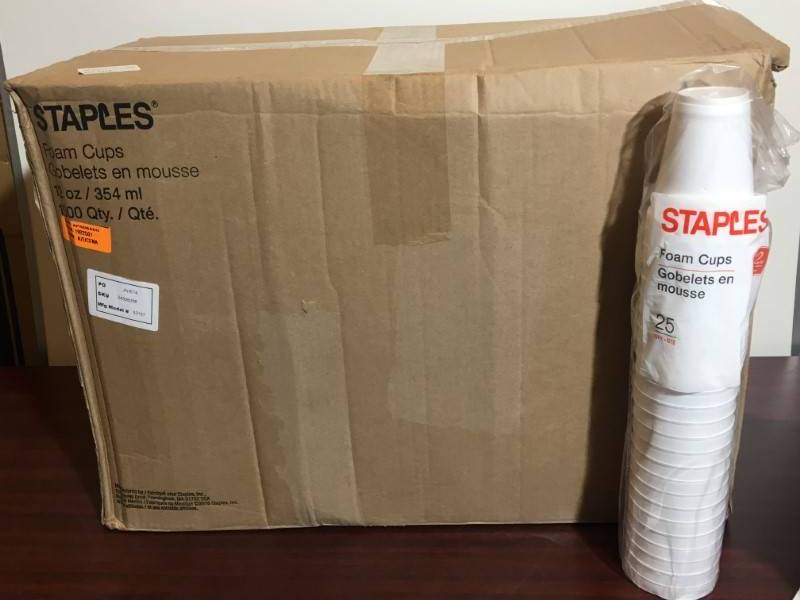 lot 45 image: Foam Cups