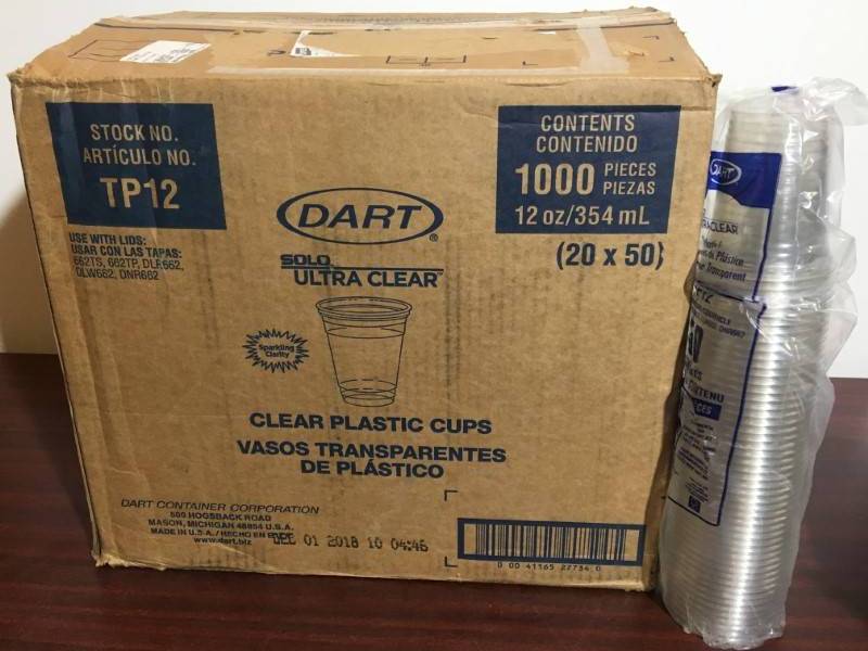 lot 47 image: Clear Solo Cups