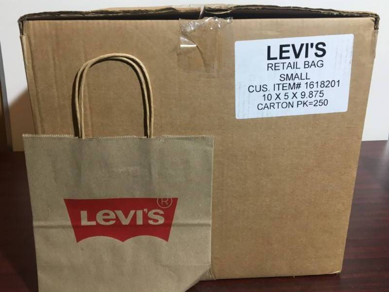 lot 76 image: Handled Paper Bags
