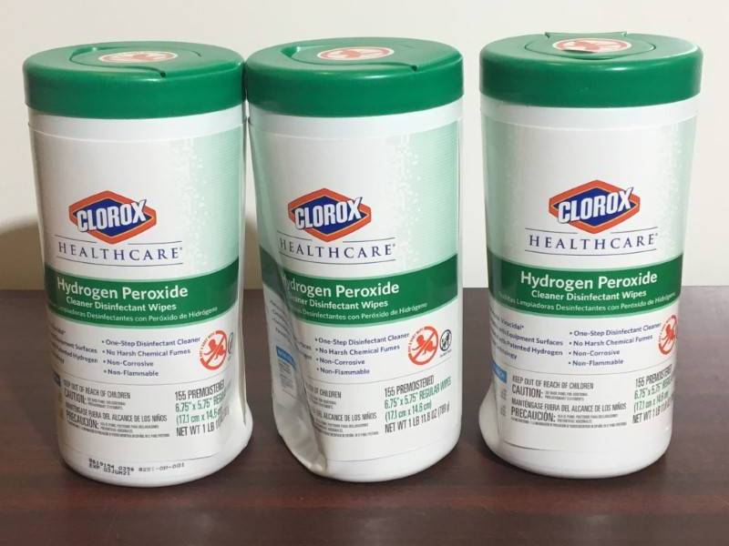 lot 108 image: Clorox Hydrogen Peroxide Wipes