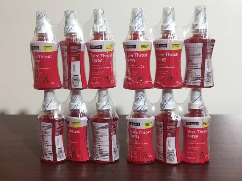 lot 109 image: Sore Throat Spray