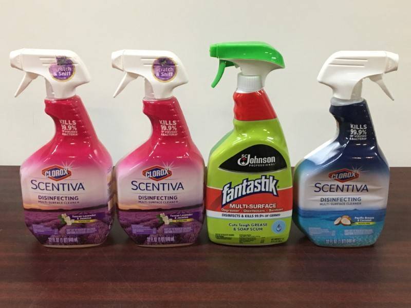 lot 89 image: Clorox Scentiva and Fantastik