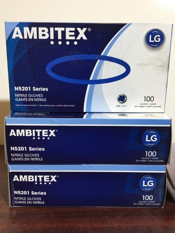 lot 71 image: Large Nitrile Gloves