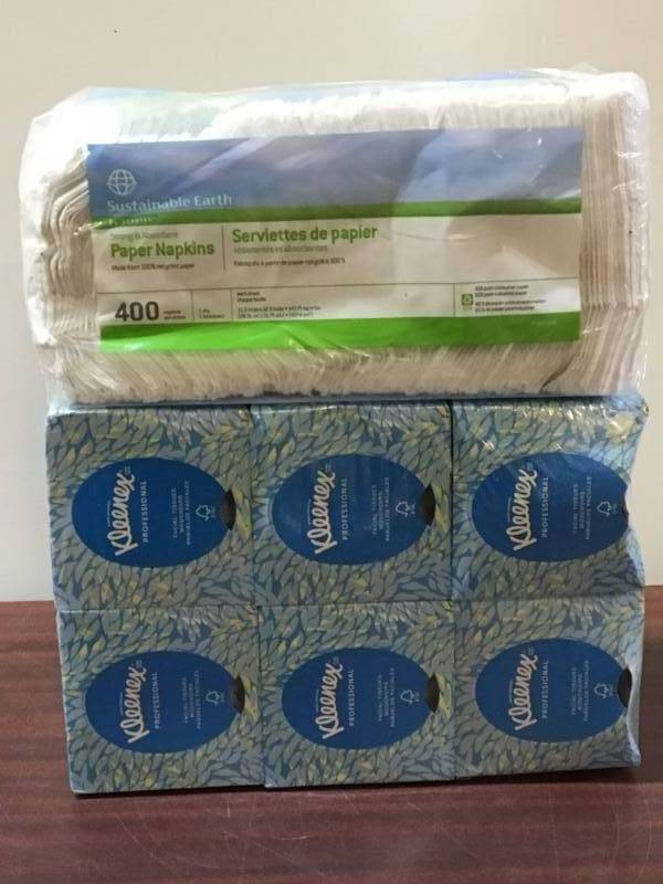 lot 9 image: Kleenex and Napkins