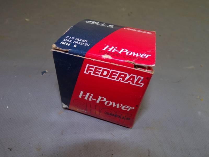 lot 26 image: Box of 25 410 Shotgun Shells