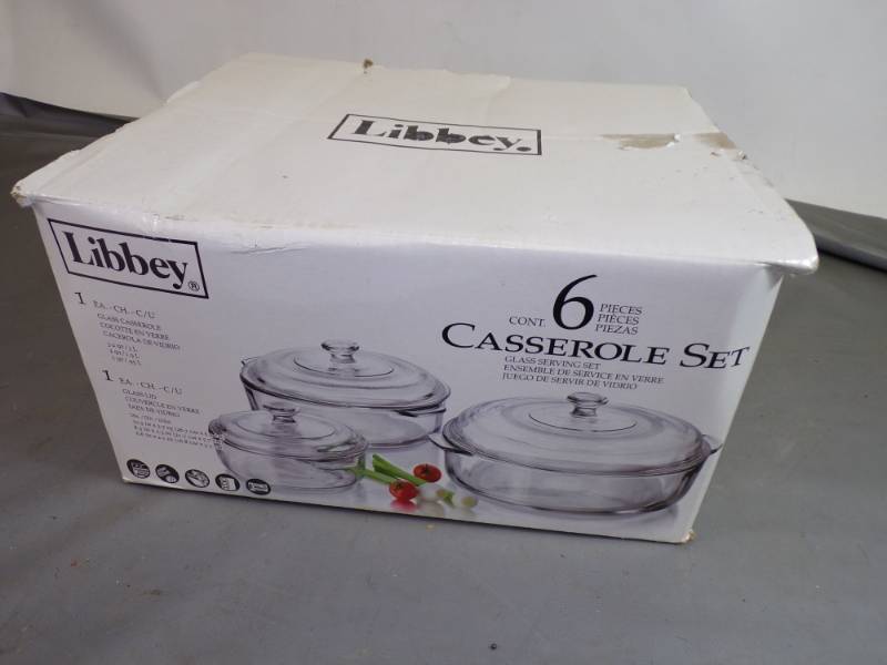 lot 56 image: 6 Piece Casserole Set