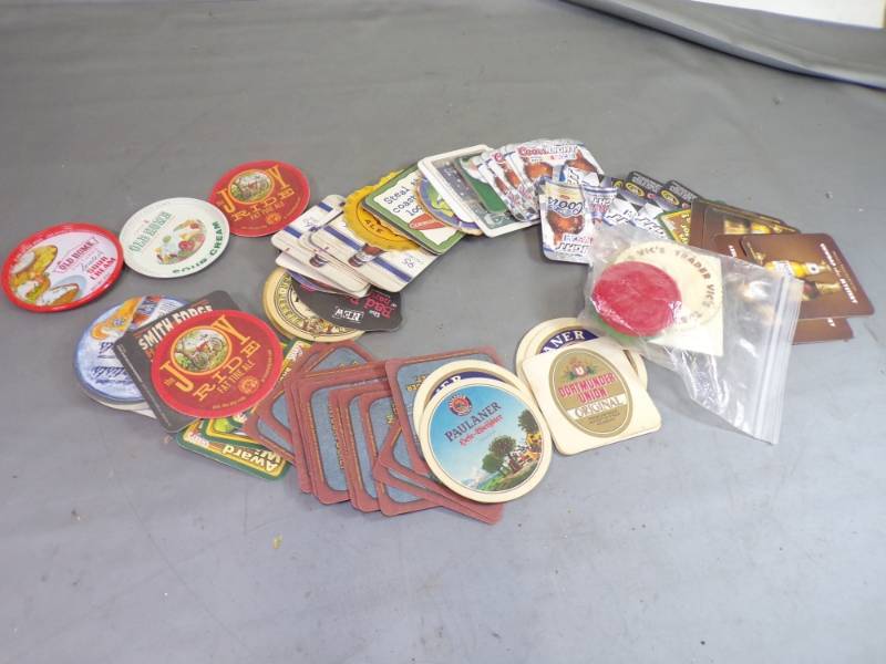 lot 67 image: Vintage Coasters including Beer Coasters