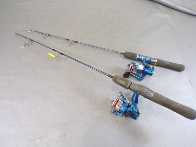 lot 110 image: Pair of Ice Fishing Rod and Reels