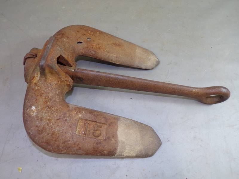 lot 93 image: Acme Foundry 15 lb River Anchor