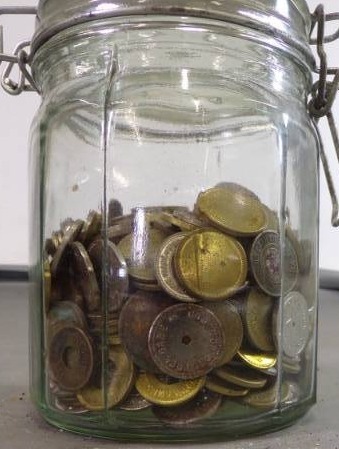 lot 25 image: Hundreds Vintage Tokens