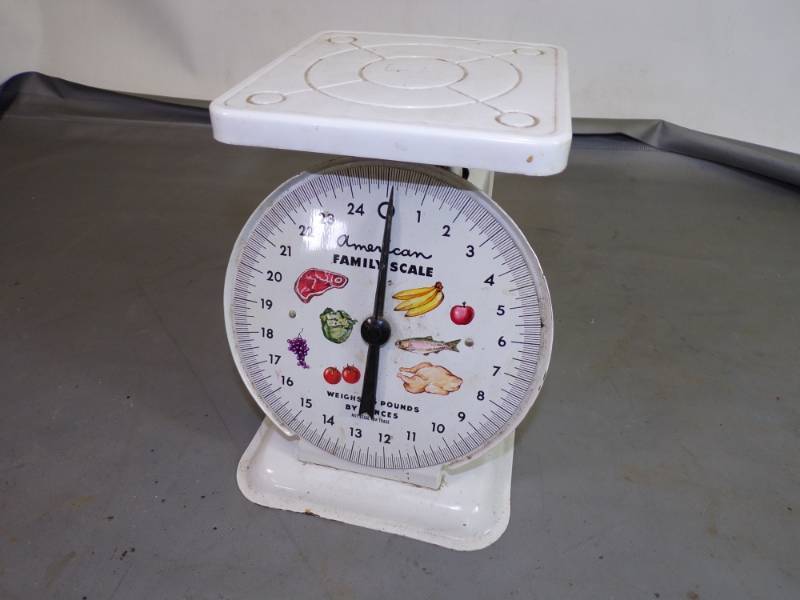 lot 44 image: Vintage American Family Scale, works