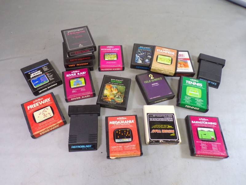 lot 64 image: Vintage Atari Games