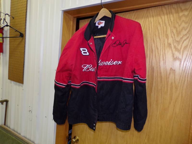 lot 137 image: Dale Earnhardt Jr Budweiser Jacket size L